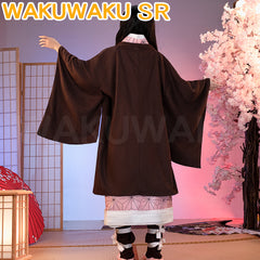 Kamado Nezuko Cosplay Costume Anime Cosplay WakuWaku-SR Women Cute Pink Kimono Costume Nezuko Cosplay Costume