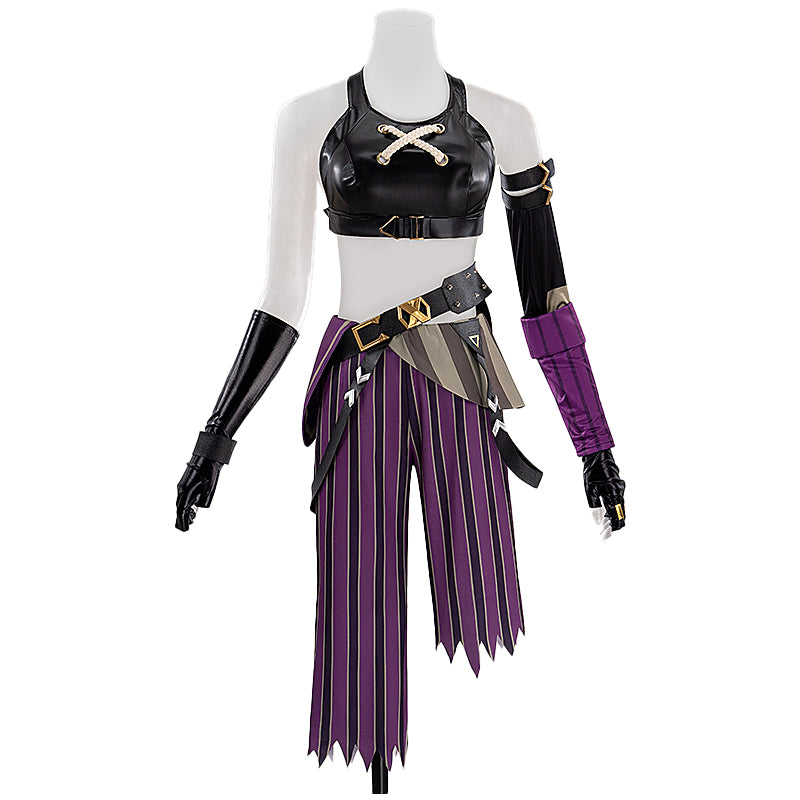 Jinx Cosplay Costume Anime Arcane Women LOL Arcane Jinx Cosplay Costume Plus Size