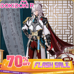 【LOWEST PRICE EVER】【70% OFF FLASH Deal】【US LOCAL SHIPPING 】DokiDoki-R Game Jing Yuan Cosplay Costume Jingyuan