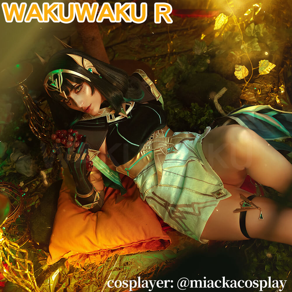 WakuWaku-R Game Genshin Impact Nefer Cosplay Song of the Welkin Moon