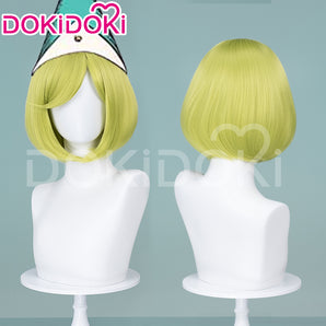 DokiDoki Anime Witch Hat Atelier Cosplay Coco Cosplay Wig Short Straight Green