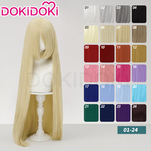 【Pre Crimped】DokiDoki Cosplay Wig Universal Wig Long Straight Hair