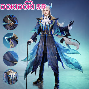 【Ready For Ship】【Size S-2XL】DokiDoki-SR Game Genshin Impact Cosplay Neuvillette Costume / Shoes Fontaine