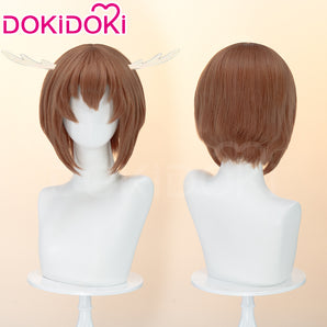 DokiDoki Manga Shikanoko Nokonoko Koshitantan Cosplay Shikanoko Noko Wig Short Brown