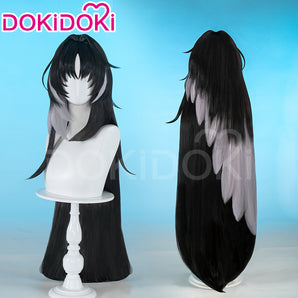 DokiDoki Game Wuthering Waves Cosplay Yangyang Long Straight Black Hair