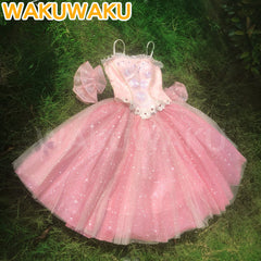WakuWaku-R Women Princess Cosplay Girl Girlhood Dream Candy Dress