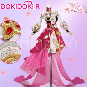 DokiDoki-R Game Honkai Impact 3rd Cosplay Elysia Costume/ Wig Peachy Spring