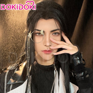 【Ready For Ship】【Front Lace】DokiDoki Cosplay Universal Long Straight Black Hair