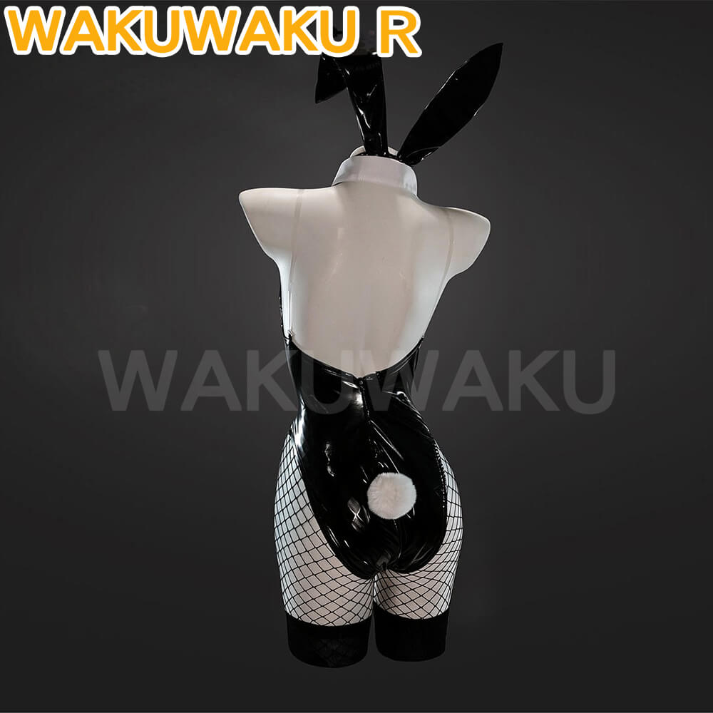【In Stock】2B 2A Cosplay Anime Women Black Sexy Dress WakuWaku-R Rabbit Cosplay