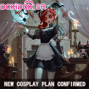 $5 Deposit =10% OFF Coupon Dokidoki-SR Game Identity V Cosplay Priestess Fiona Gilman Costume Crimson Skin Idv