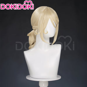 DokiDoki Game Identity V Cosplay GOLDEN RATIO Painter Edgar Valden Wig Long Curly Linen Hair idv