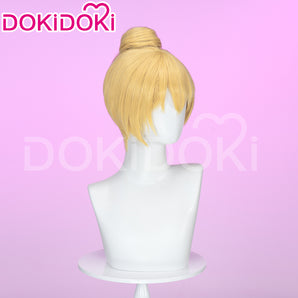 DokiDoki Anime Cosplay Wig Yellow Straight Women Hair