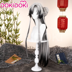 DokiDoki Game Ashes of the Kingdom Cosplay Wang Can Long Hair Wangcan