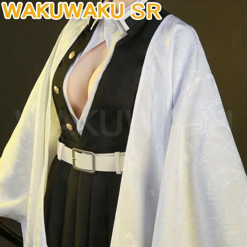WakuWaku-SR Kanroji Mitsuri Cosplay Anime Costume Demon Women Uniform