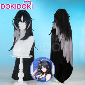 DokiDoki Game Wuthering Waves Cosplay Yangyang Long Straight Black Hair