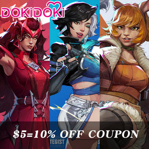 【POLL】$5 Deposit =10% OFF Coupon Dokidoki Game Cosplay Costume Woman