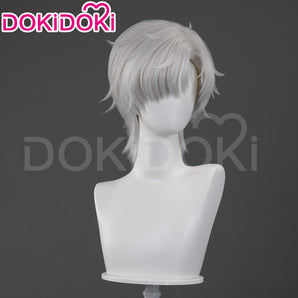 DokiDoki Game Infinity Nikki Cosplay Giovanni Wig Short Grey Wig