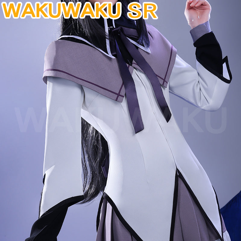 WakuWaku-SR Anime Puella Magi Madoka Magica Akemi Homura Cosplay Cute Uniform