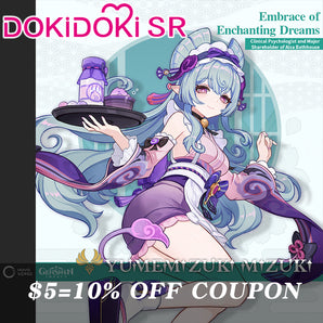 【Poll】$5 Deposit =10% OFF Coupon DokiDoki-SR Game Genshin Impact Cosplay Yumemizuki Mizuki Costume Inazuma