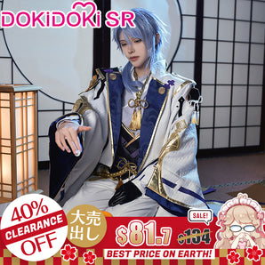 【Ready For Ship】【Clearance Sale】【Size S-3XL】DokiDoki-SR Game Genshin Impact Cosplay Kamisato Ayato Costume