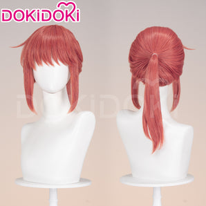 DokiDoki Anime Miss Kobayashi's Dragon Maid Cosplay Kobayashi Wig Long Straight Red Hair