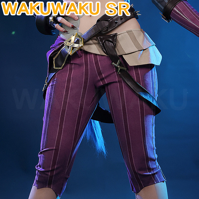 Jinx Cosplay Costume Anime Arcane Women LOL Arcane Cosplay Jinx Cosplay Christmas Costume Plus Size