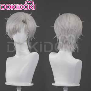 DokiDoki Game Infinity Nikki Cosplay Giovanni Wig Short Grey Wig