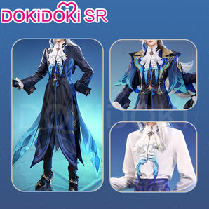 【Ready For Ship】【Size S-2XL】DokiDoki-SR Game Genshin Impact Cosplay Neuvillette Costume / Shoes Fontaine