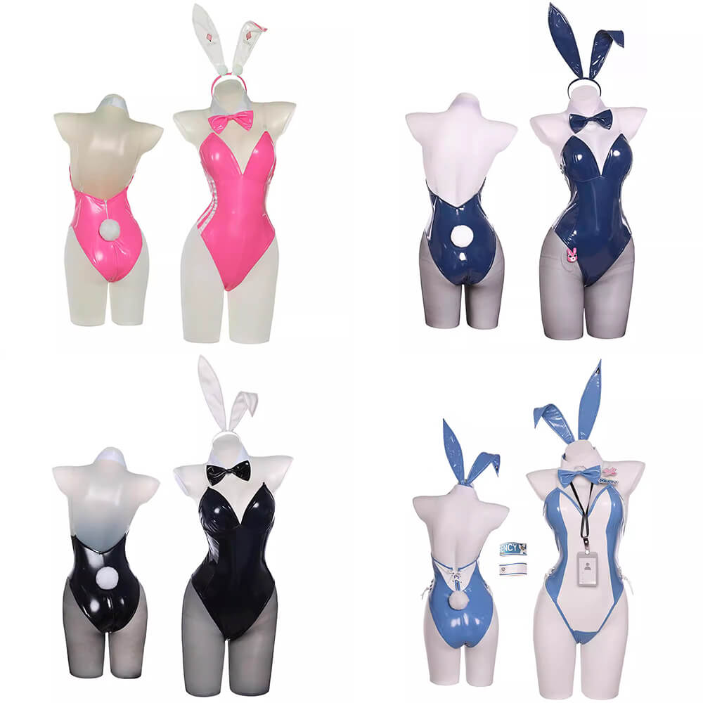 【In Stock】WakuWaku-N Folkwang Mary Soda Alice Cosplay Game Sexy Bunny Suit