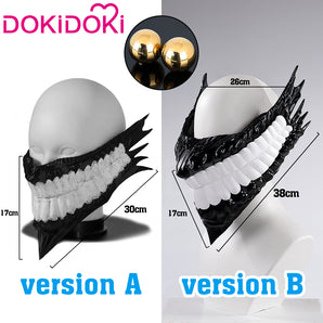 【Ver. A In Stock】DokiDoki Manga Anime Dandadan Cosplay Ken Takakura Prop Mask / Kintama Golden Ball Balls Eggs DAN DA DAN Okarun