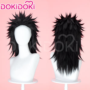 DokiDoki Anime Cosaply Wig Men Short Black Hair