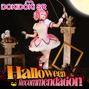 【Partial Size Ready For Ship】【Size S-2XL】DokiDoki-SR Anime Cosplay Costume Pink Battle Dress Cute