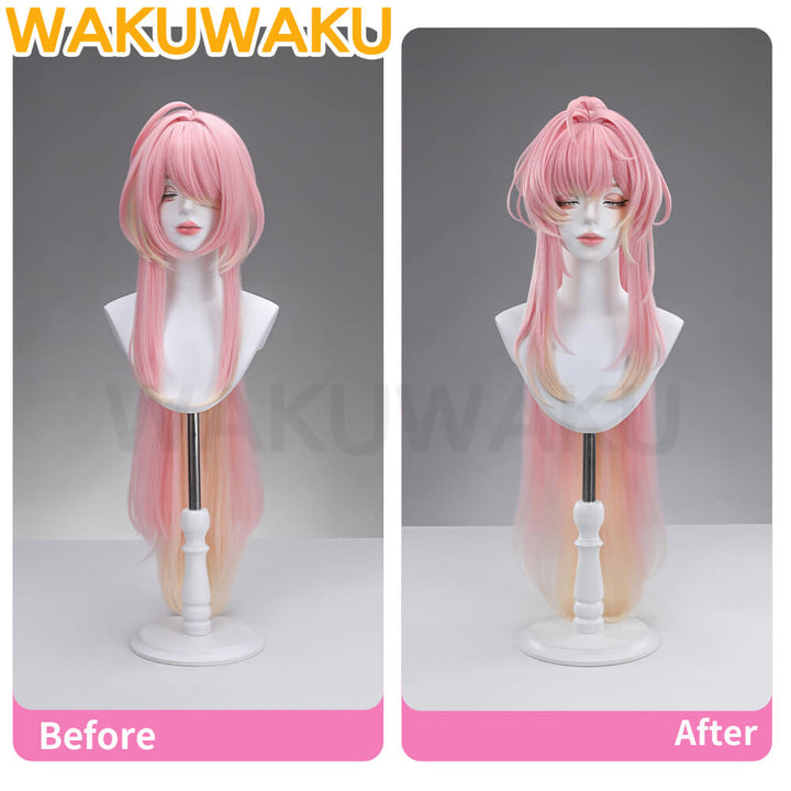 Game Wuthering Waves Aemeath Cosplay Wig