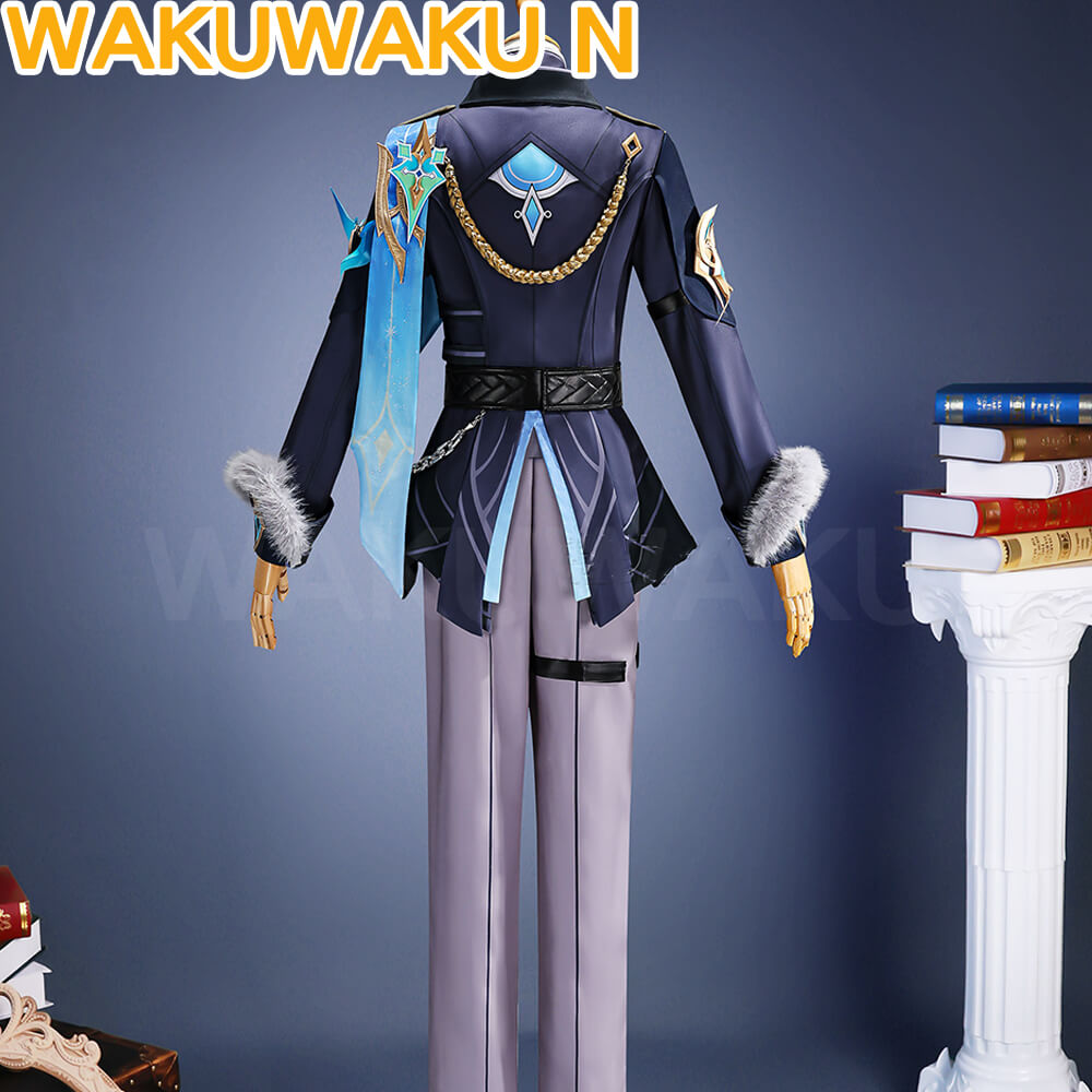 Game Genshin Impact Traveler Aether Cosplay Costume 