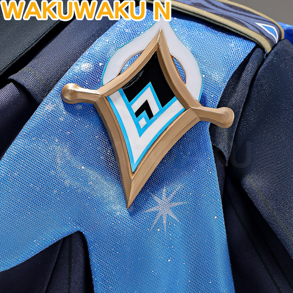 Game Genshin Impact Traveler Aether Cosplay Costume 