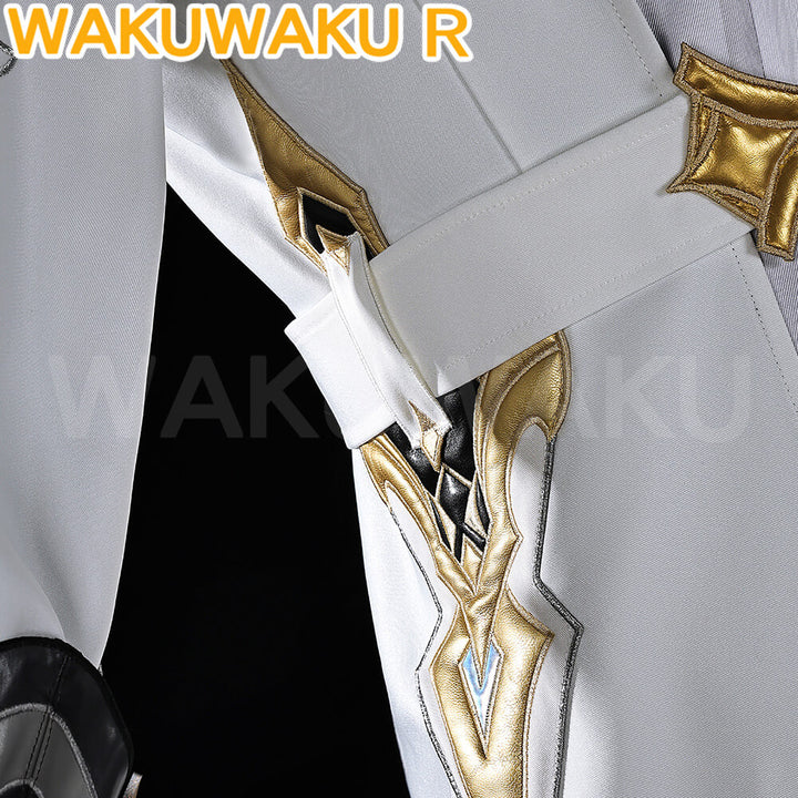 Game Genshin Impact Cosplay Traveler Aether Costume Kong