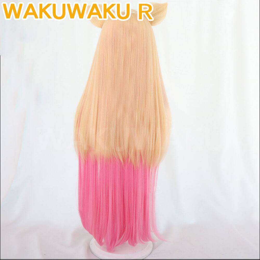 【In Stock】Game Pop Girl Cosplay Wig LOL WakuWaku Firestarter Hair