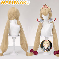 Alice Thymefield Cosplay Wig Game Zenless Zone Zero WakuWaku Cosplay 90cm Women Hair Long Braid Wig ZZZ Cosplay