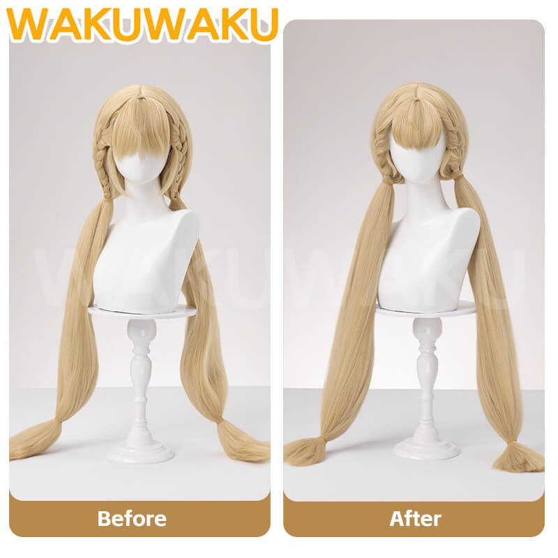 Alice Thymefield Cosplay Wig Game Zenless Zone Zero WakuWaku Cosplay 90cm Women Hair Long Braid Wig ZZZ Cosplay