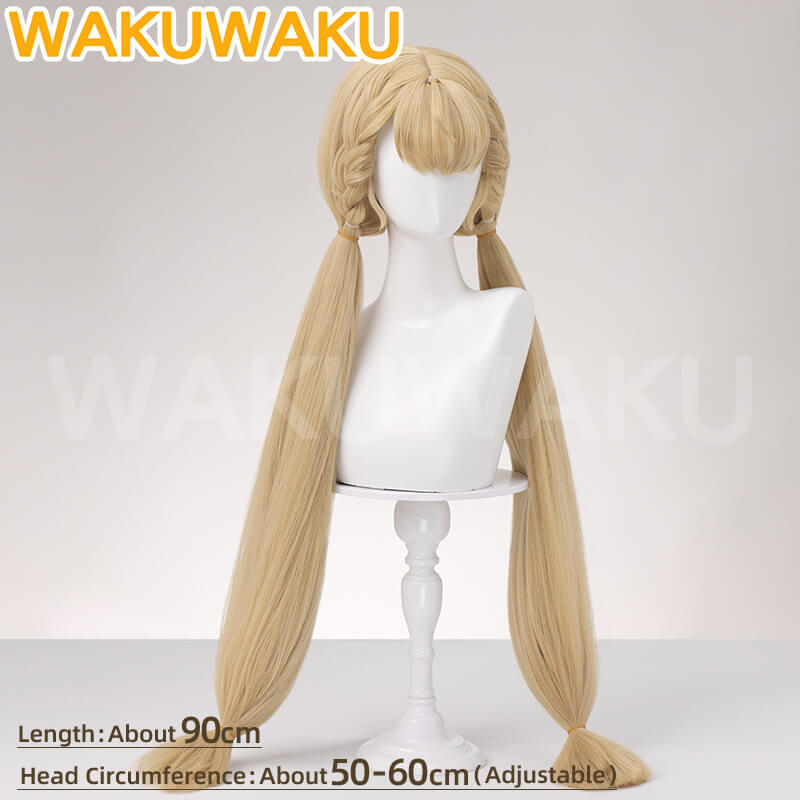 Alice Thymefield Cosplay Wig Game Zenless Zone Zero WakuWaku Cosplay 90cm Women Hair Long Braid Wig ZZZ Cosplay