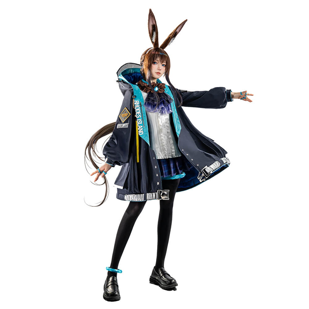 Game Arknights Amiya Cosplay Costume