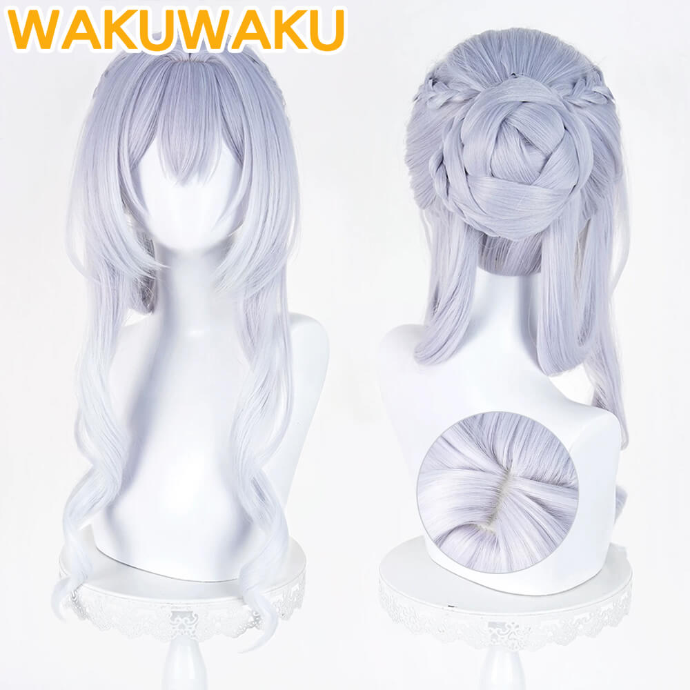  Game Genshin Impact Anastasya Feodorovna Snezhnaya Cosplay Wig