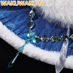 【S-2XL】WakuWaku-N Game Genshin Impact Anastasya Feodorovna Snezhnaya Cosplay