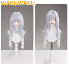 【In Stock】WakuWaku Game Genshin Impact Anastasya Feodorovna Snezhnaya Cosplay Wig