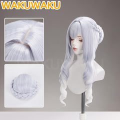 【In Stock】WakuWaku Game Genshin Impact Anastasya Feodorovna Snezhnaya Cosplay Wig