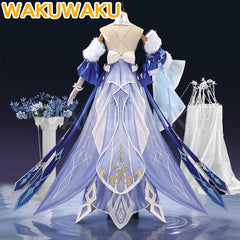 【S-3XL】WakuWaku Anastasya Feodorovna Snezhnaya Costume Game Genshin Impact
