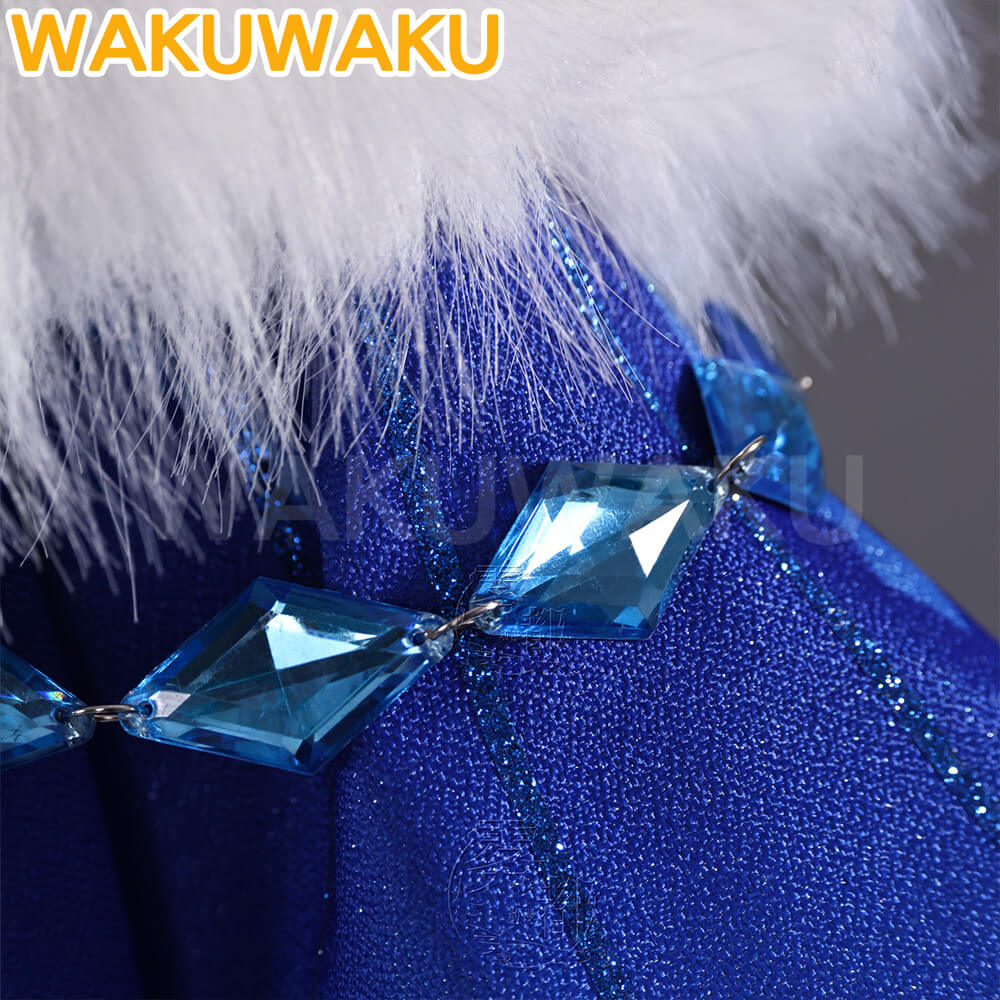 【S-3XL】WakuWaku Anastasya Feodorovna Snezhnaya Costume Game Genshin Impact
