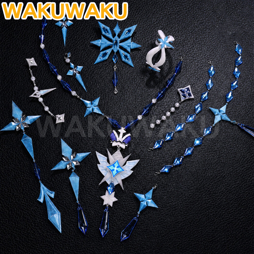 【S-3XL】WakuWaku Anastasya Feodorovna Snezhnaya Costume Game Genshin Impact