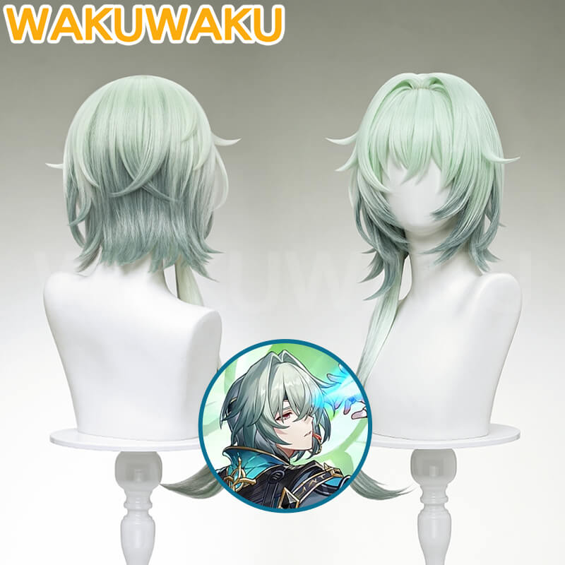 Anaxa Wig Game Honkai: Star Rail Cosplay Wig HSR Men 68cm Hair Anaxagoras Amphoreus Cosplay Free Wig Cap