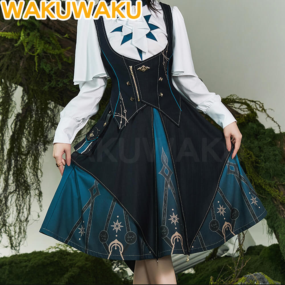 Game Honkai: Star Rail Anaxa Cosplay Skirt 